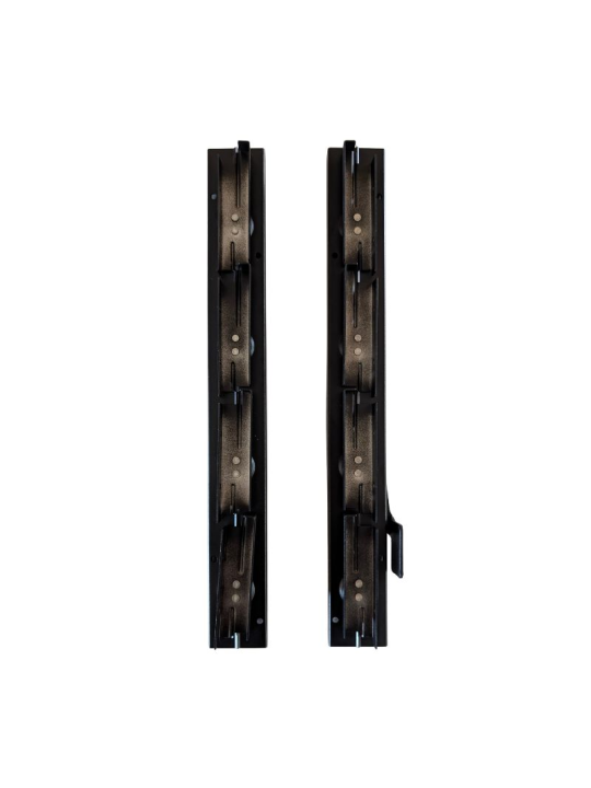 Aluminiowy mechanizm żaluzji ogrodowych - komplet czarny 36,8 cm