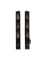 Aluminiowy mechanizm żaluzji ogrodowych - komplet czarny 36,8 cm
