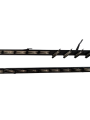 Aluminiowy mechanizm żaluzji ogrodowych - komplet czarny 107,60 cm