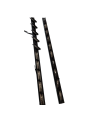 Aluminiowy mechanizm żaluzji ogrodowych - komplet czarny 89,80 cm