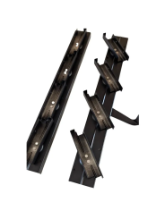 Aluminiowy mechanizm żaluzji ogrodowych - komplet czarny 36,50 cm