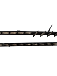 Aluminiowy mechanizm żaluzji ogrodowych - komplet czarny 89,80 cm