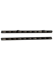Aluminiowy mechanizm żaluzji ogrodowych - komplet czarny 89,80 cm