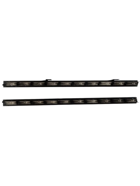 Aluminiowy mechanizm żaluzji ogrodowych - komplet czarny 89,80 cm