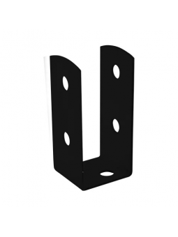 PSOL 100 Podstawa słupa czarna  101x71x120x2,5 -1szt.