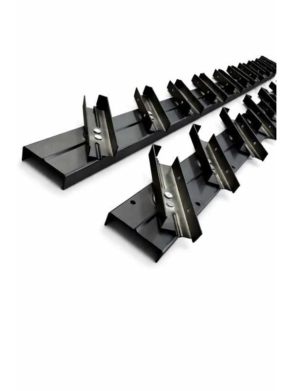 Aluminiowy mechanizm żaluzji ogrodowych - komplet czarny 90,2 cm