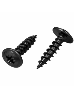 Wkręty podkładkowe do drewna 3 x 16 czarne 100 szt.