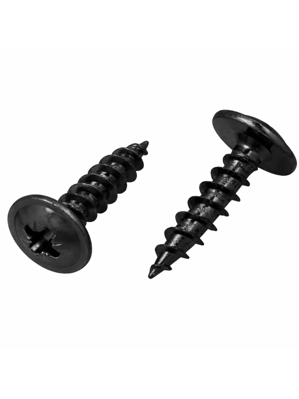 Wkręty podkładkowe do drewna 3 x 16 czarne 100 szt.